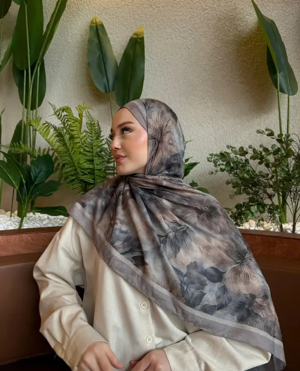 Manolya Desen Pamuk Kraş Şal