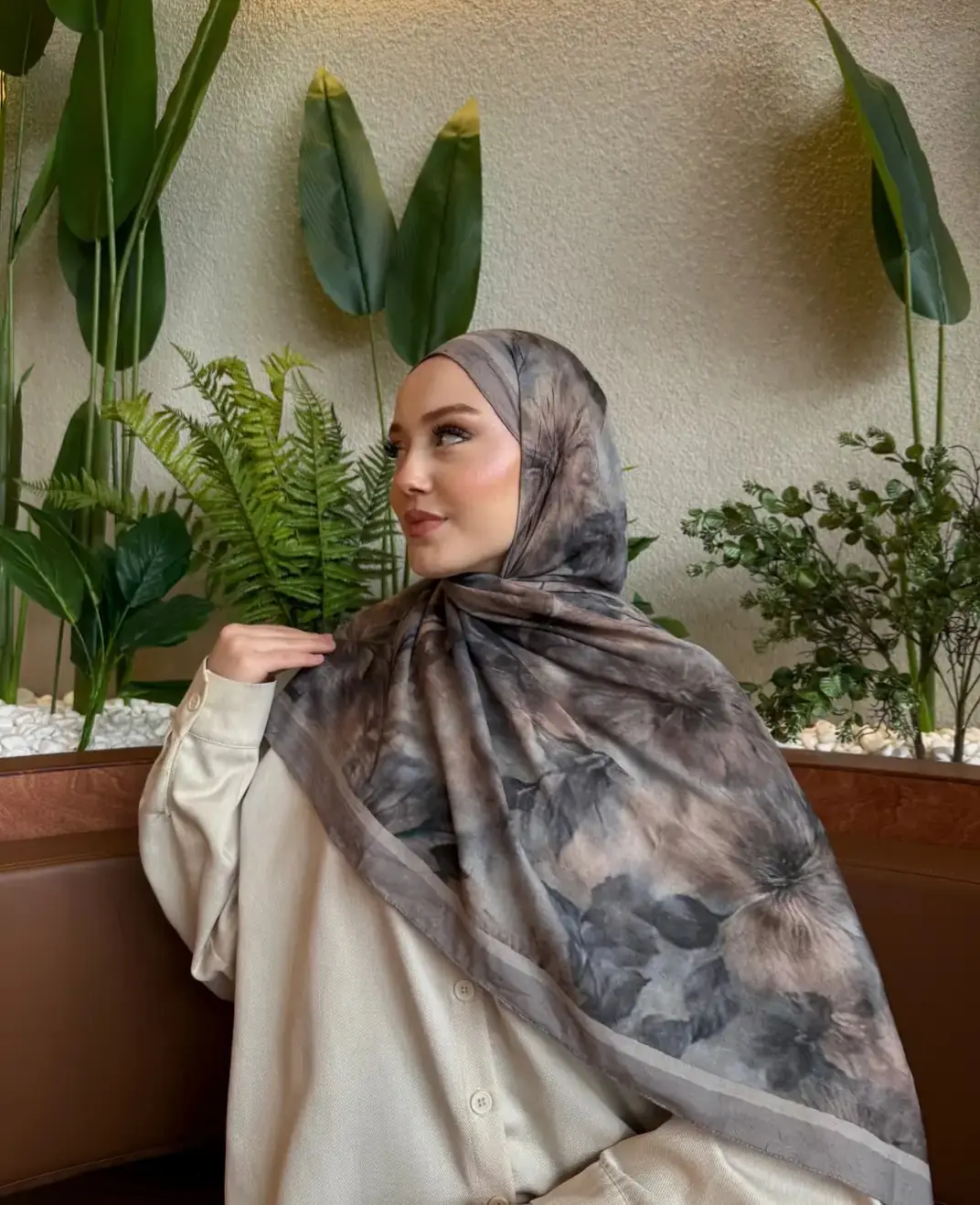 Manolya Desen Pamuk Kraş Şal