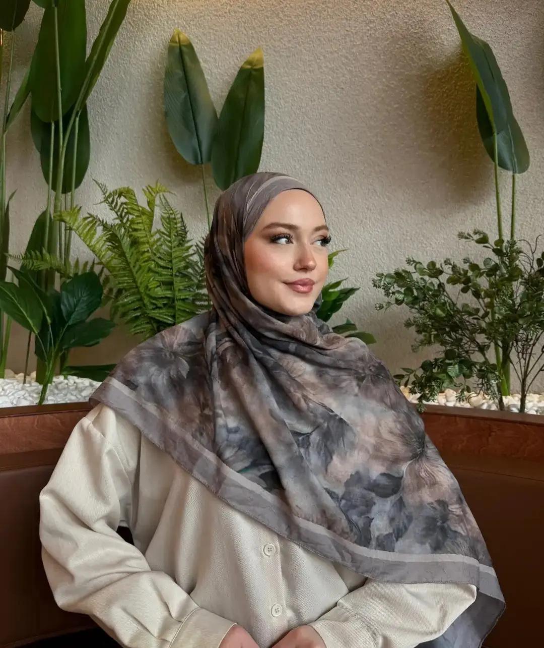Manolya Desen Pamuk Kraş Şal