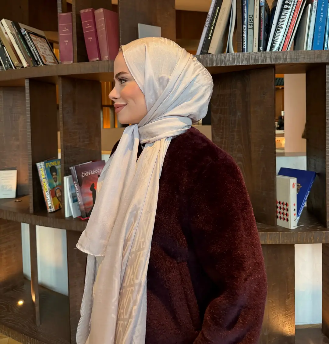 Ürün görseli: Muadil İPKYL Desen Şal - Taş